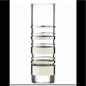 Lenox Kate Spade New York Hampton Street Platinum Bud Vase Stripes *NEW IN BOX*